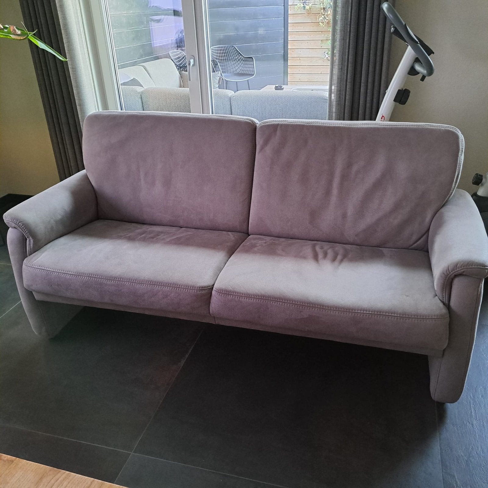 Comfortabele 2-zits bank met 2 fauteuils, Huis en Inrichting, Ophalen, 150 tot 200 cm, Tweepersoons, 75 tot 100 cm