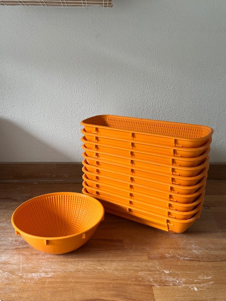 broodmandjes (plastic), Kunststof, Ophalen of Verzenden, Overige merken, Oranje