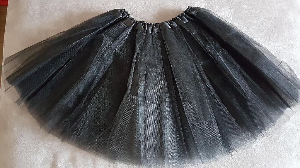 Nieuwe zwarte tutu/ tule/ petticoat/ onderrok, mt 34 tm 44, Ophalen of Verzenden, Nieuw, Zwart, Boven de knie