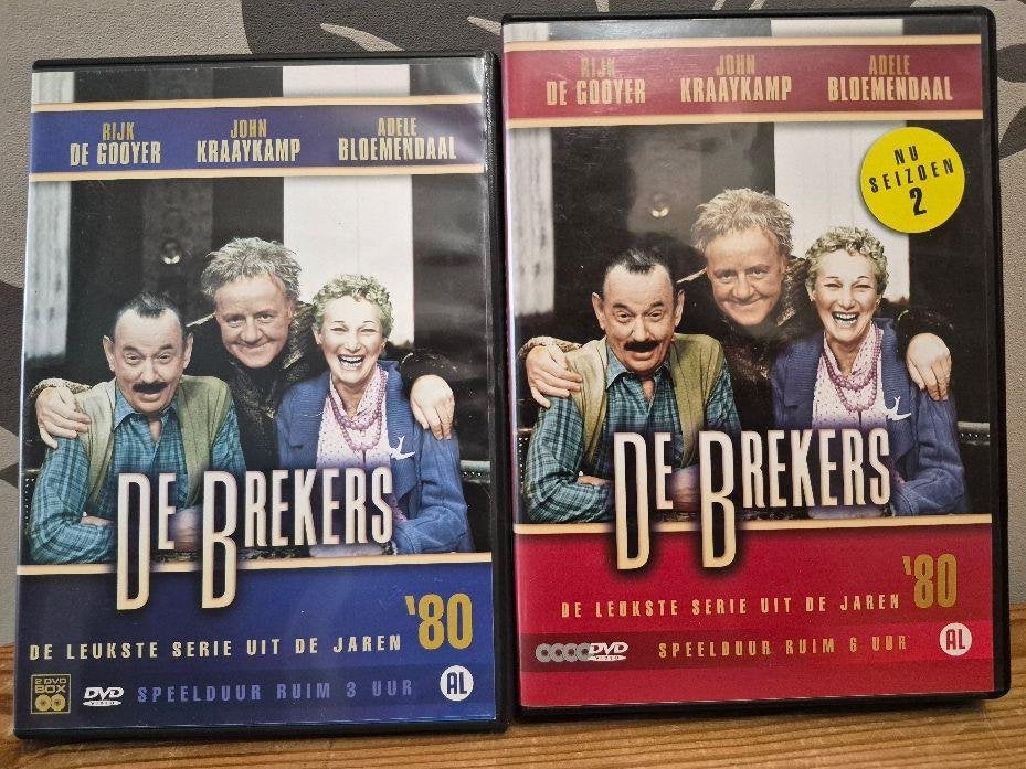 De Brekers - Seizoen 1 en 2 - Complete Serie - Nieuwstaat., Cd's en Dvd's, Alle leeftijden, Zo goed als nieuw, Komedie, Seizoen 1