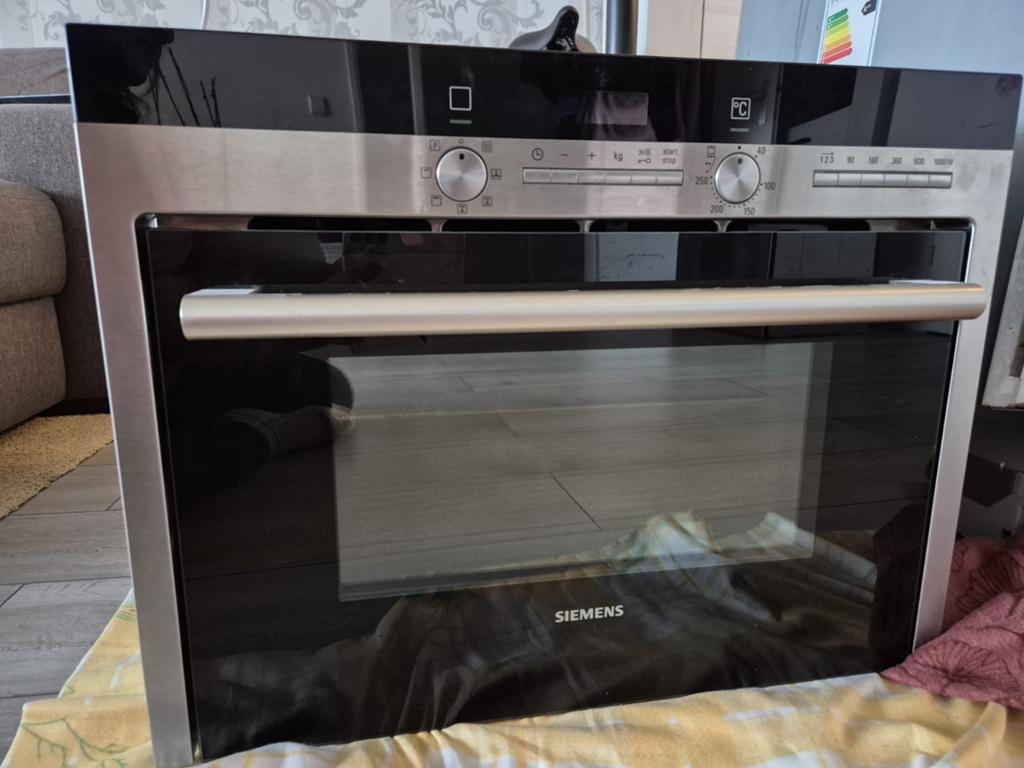 Siemens Inbouw Combi-oven - HB84E562, Ophalen, 45 tot 50 cm, Siemens, Inbouw