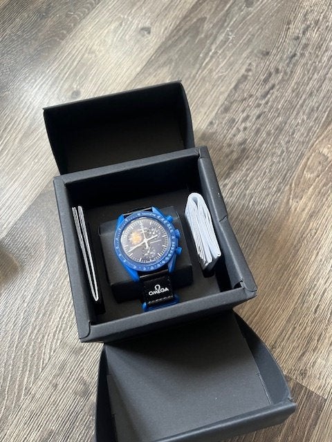 omega swatch mission to neptune, Kunststof, Nieuw, Kunststof, Ophalen of Verzenden