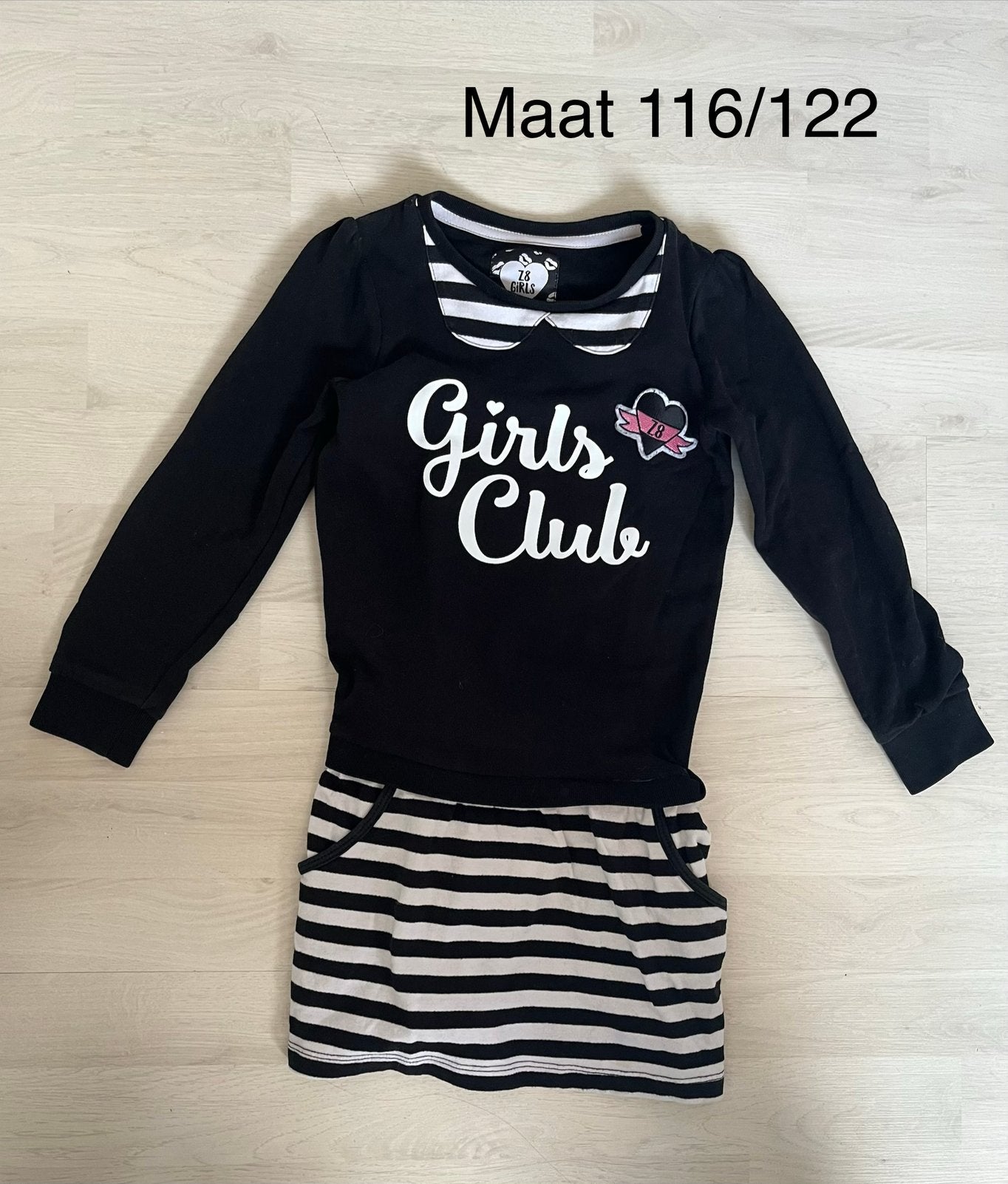 Leuk jurkje, maat 116/22, merk: Z8, Kinderen en Baby's, Ophalen of Verzenden, Gebruikt, Meisje, Jurk of Rok