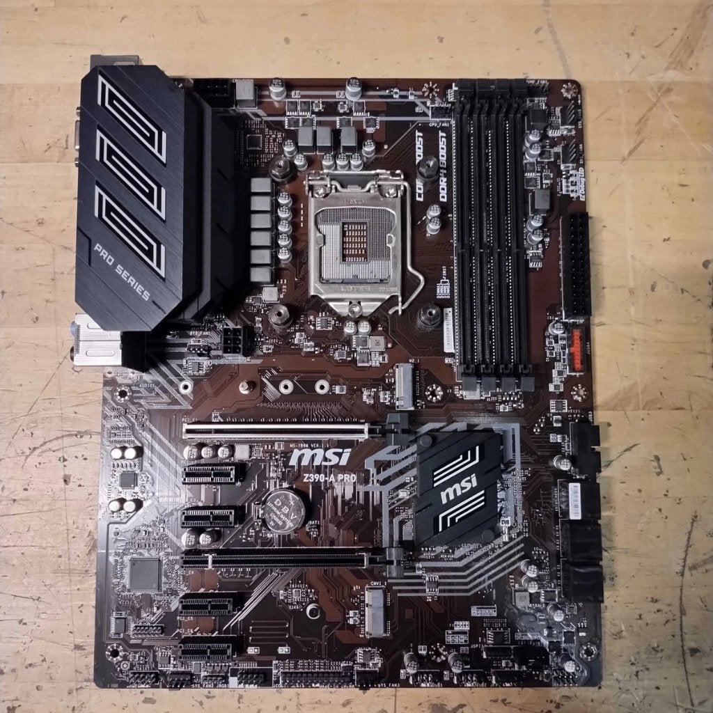MSI z390-a pro moederbord, LGA 1151, DDR4, Ophalen of Verzenden, Zo goed als nieuw