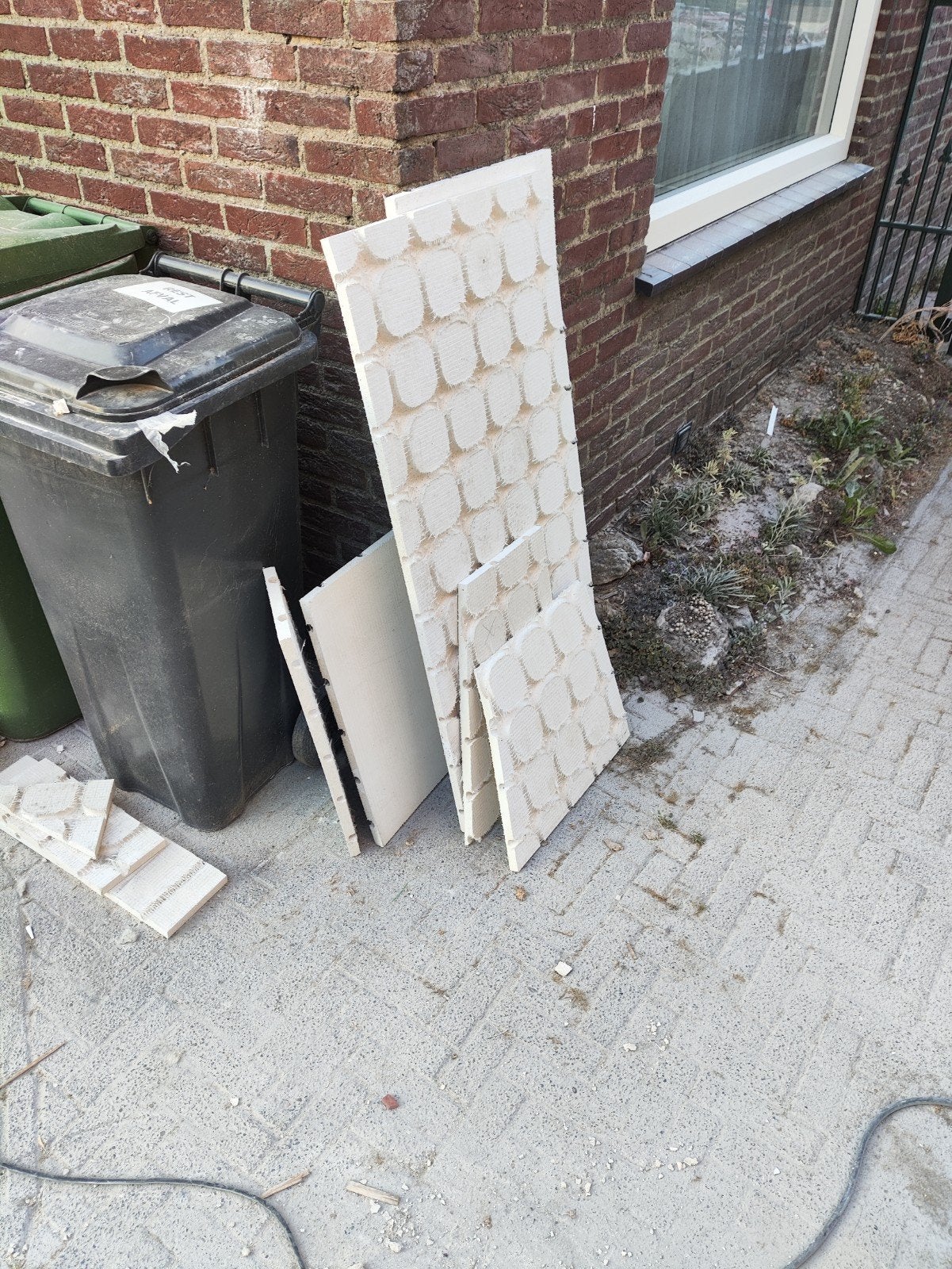 R Floorzz vloerverwarming platen en reststukken, Ophalen, Gebruikt, Overige materialen, 20 tot 50 mm