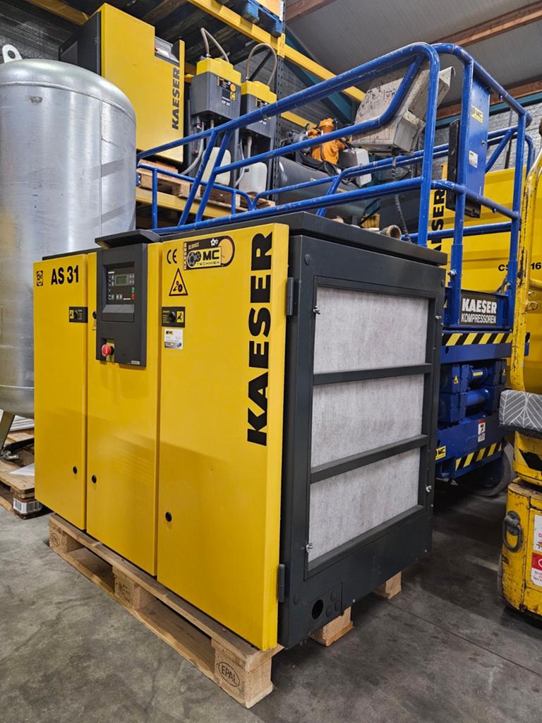 Kaeser AS 31 Schroefcompressor met Koeldroger, Doe-het-zelf en Verbouw, 100 liter of meer, Ophalen of Verzenden