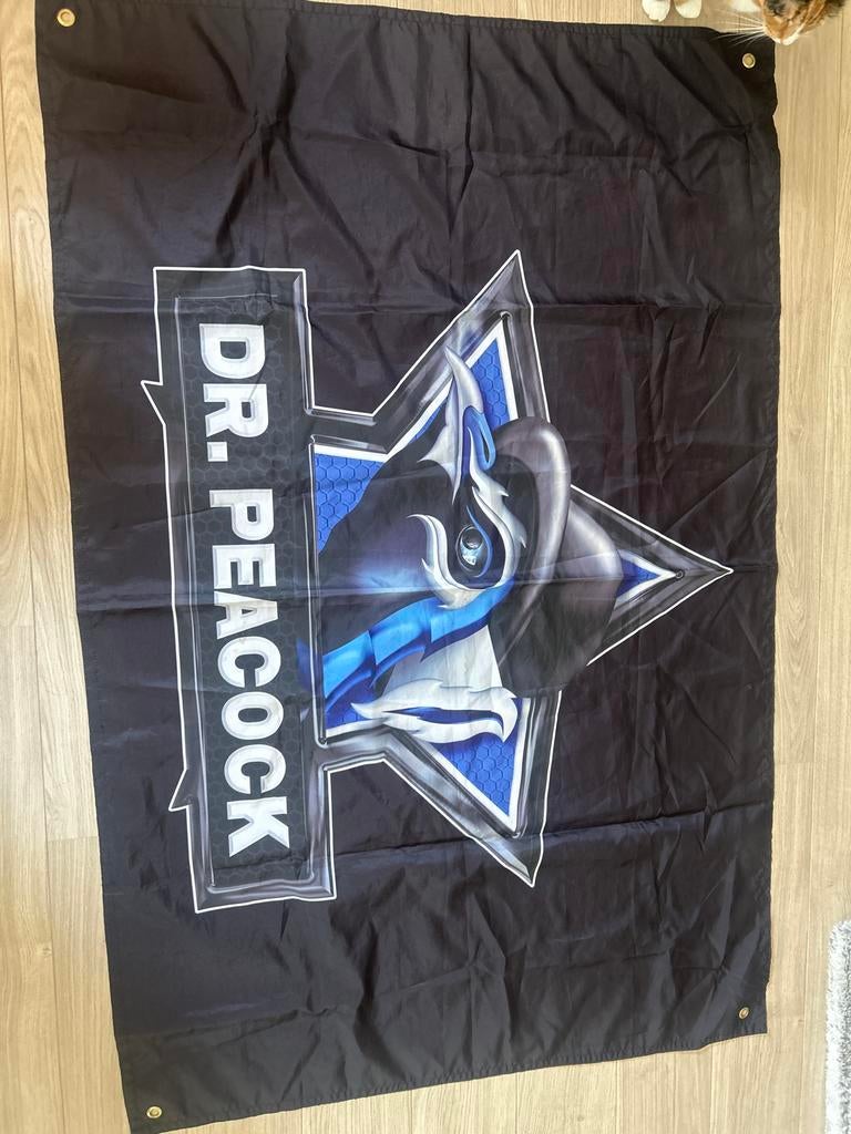 Vlag dr. Peacock hardcore, Ophalen of Verzenden, Zo goed als nieuw
