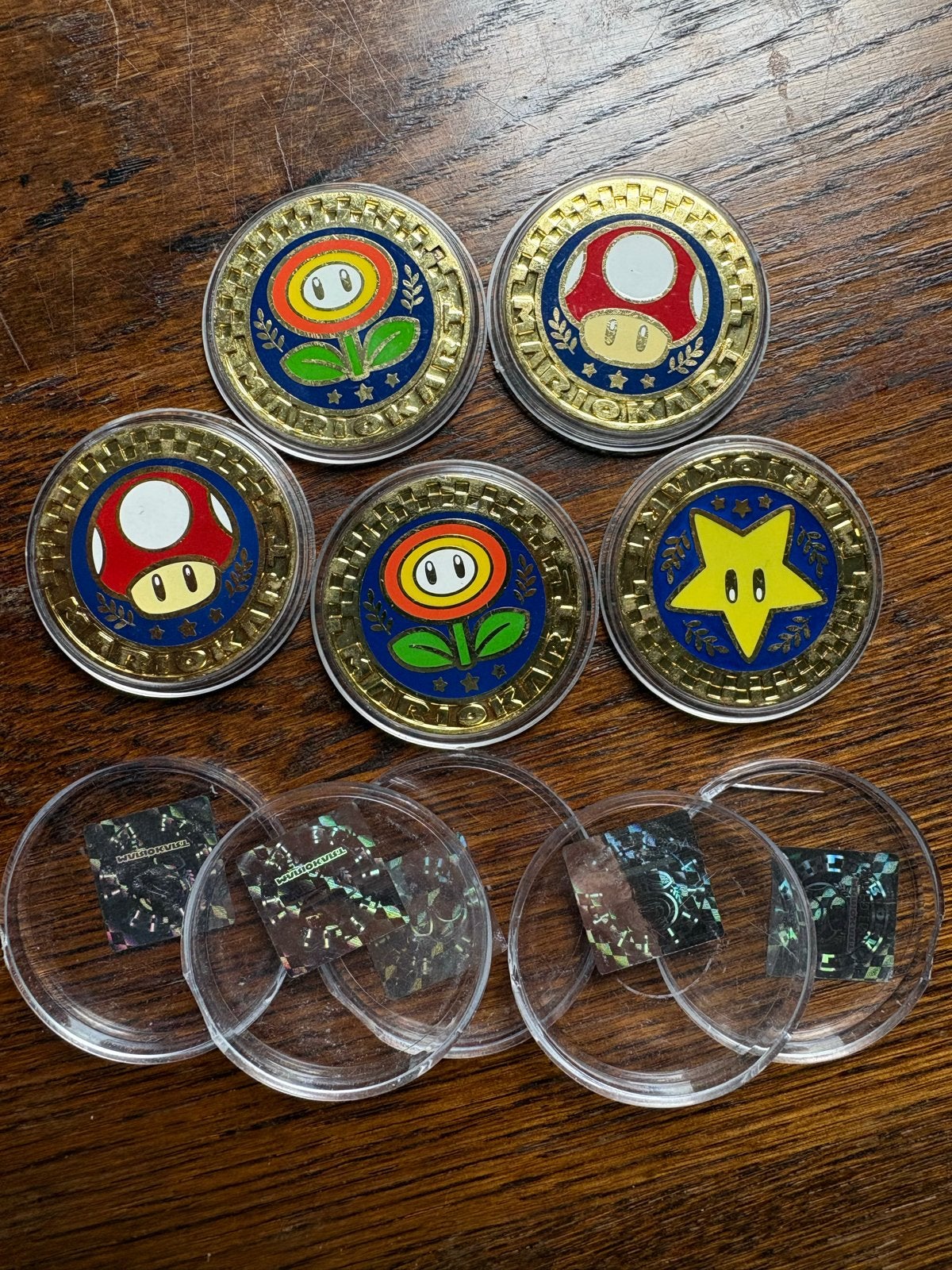 Mario Kart Munten Collectie - Zeldzame Items, Ophalen of Verzenden, Zo goed als nieuw