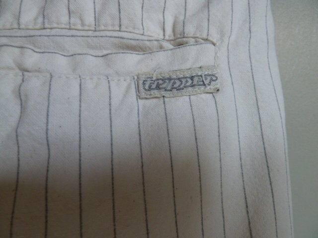 42-44- broek- ecru streep- merk Tripper, Verzenden, Beige, Maat 42/44 (L), Zo goed als nieuw