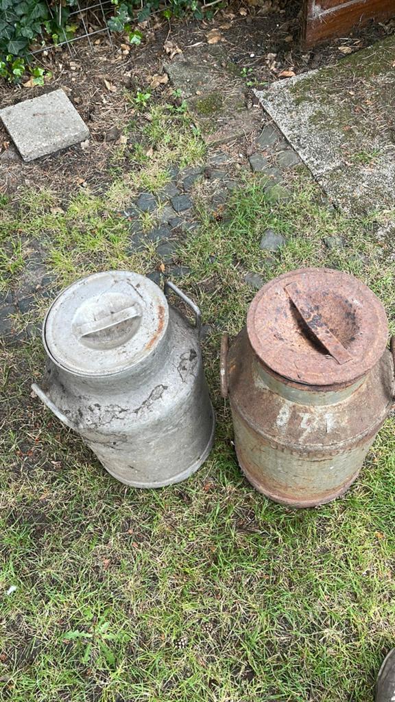 Melkbussen, Tuin en Terras, Tuinwanddecoratie, Ophalen of Verzenden, Gebruikt