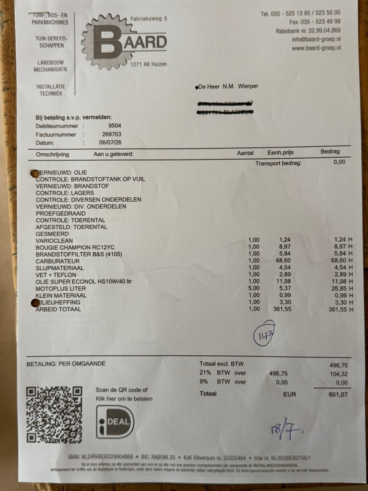 Foto 21 van STIHL RT5097 zitmaaier 2021 zeer nette staat en goed onderh.