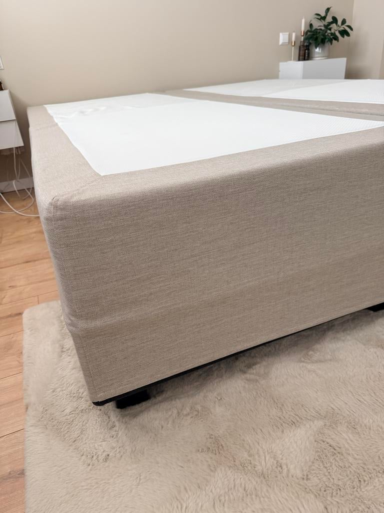 Hoes Boxspring 90x220, Ophalen, Gebruikt, 90 cm, Eenpersoons