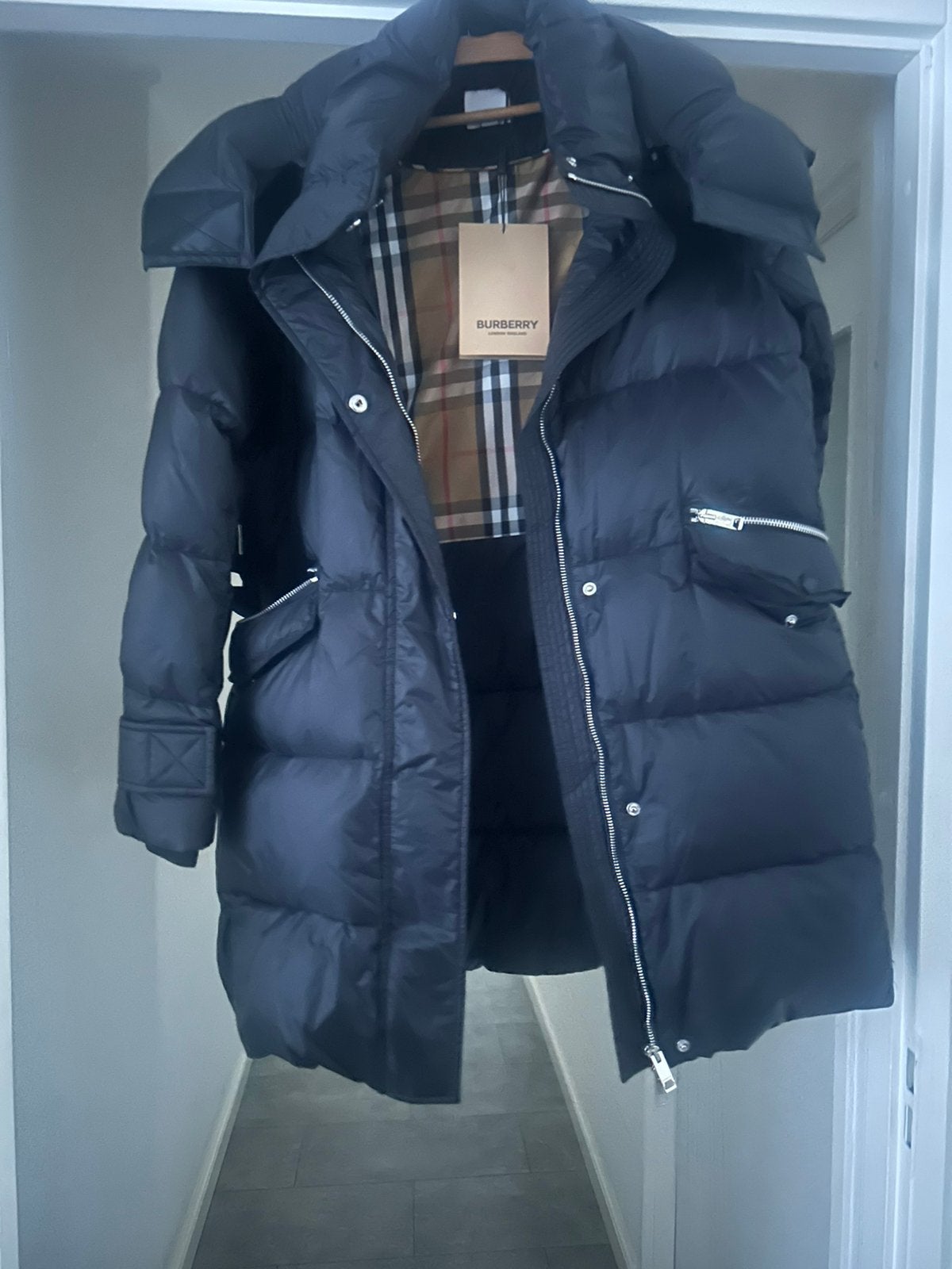 Burberry Jas Nieuw, Kleding | Dames, Ophalen of Verzenden, Nieuw, Maat 38/40 (M), Zwart