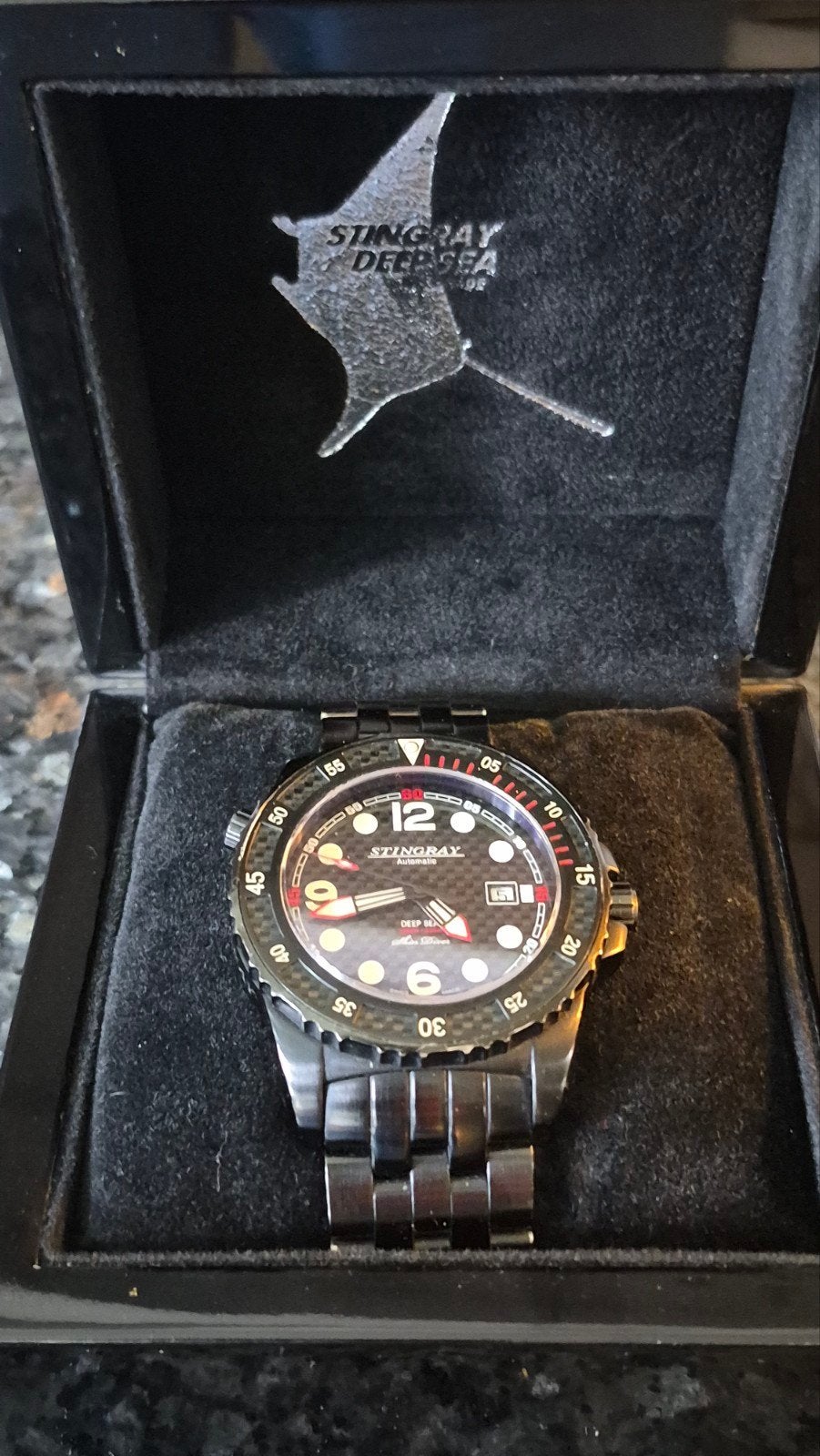 Stingray diver,limited edition., Overige merken, Staal, Gebruikt, Polshorloge