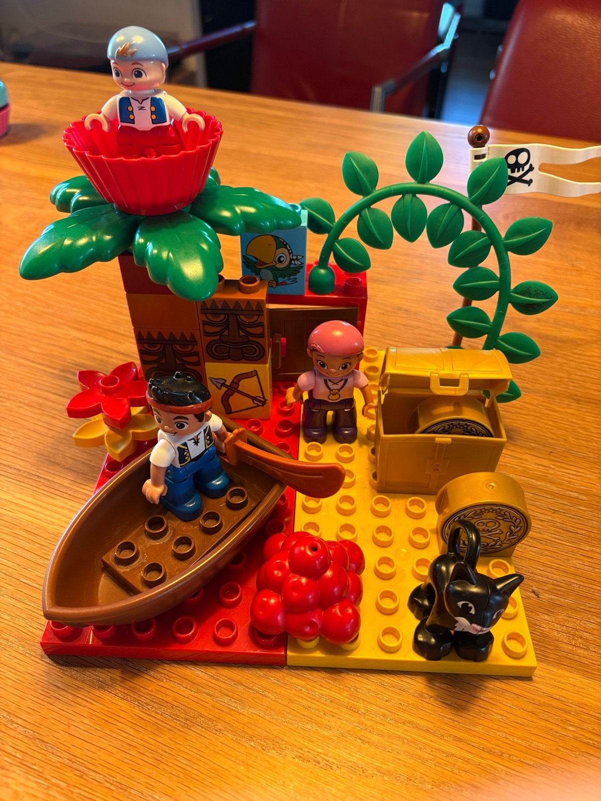 Lego Duplo Jake en de Nooitgedachtland Piraten set, Gebruikt, Overige thema's, Ophalen of Verzenden, Compleet