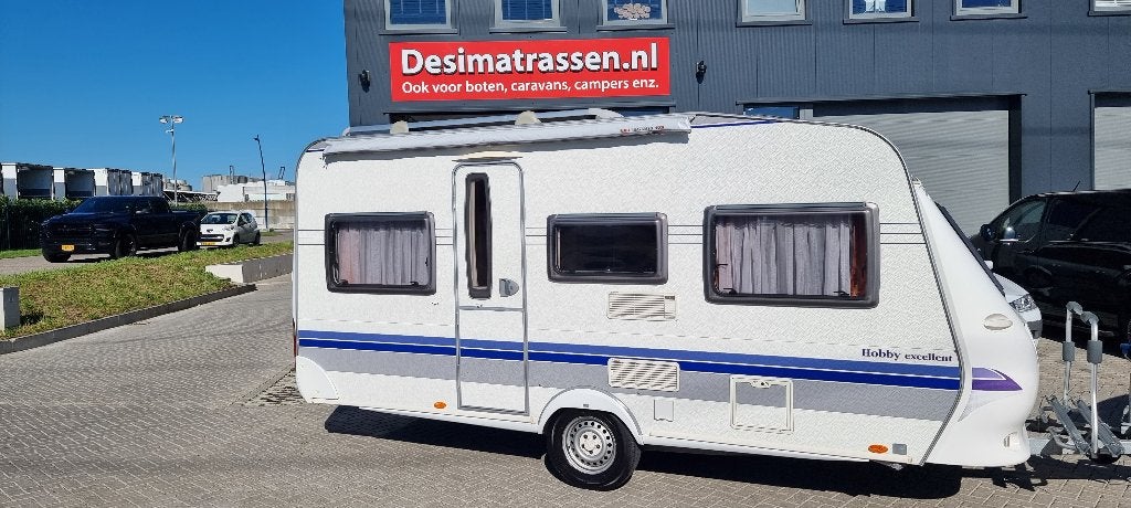 Hobby 455 luifel is vervangen NU Nieuwe  Dorema  Voortent, Caravans en Kamperen, Rondzit, Hobby, Hobby, Schokbreker