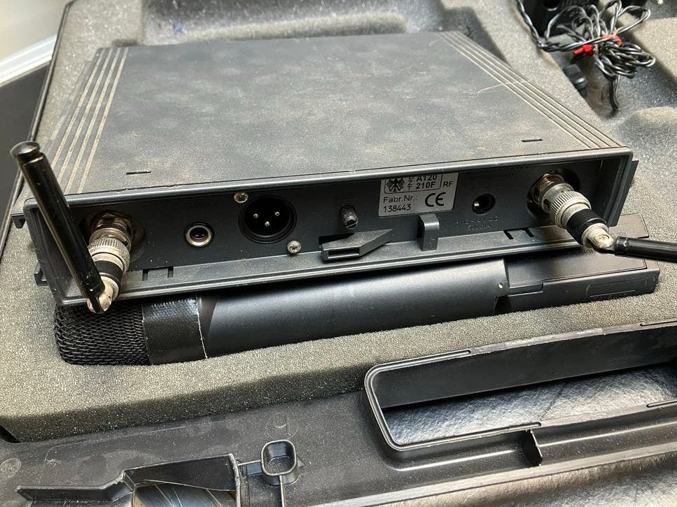 Sennheiser Draadloze Microfoon Set - Zangmicrofoon, Ophalen of Verzenden, Gebruikt, Zangmicrofoon, Draadloos