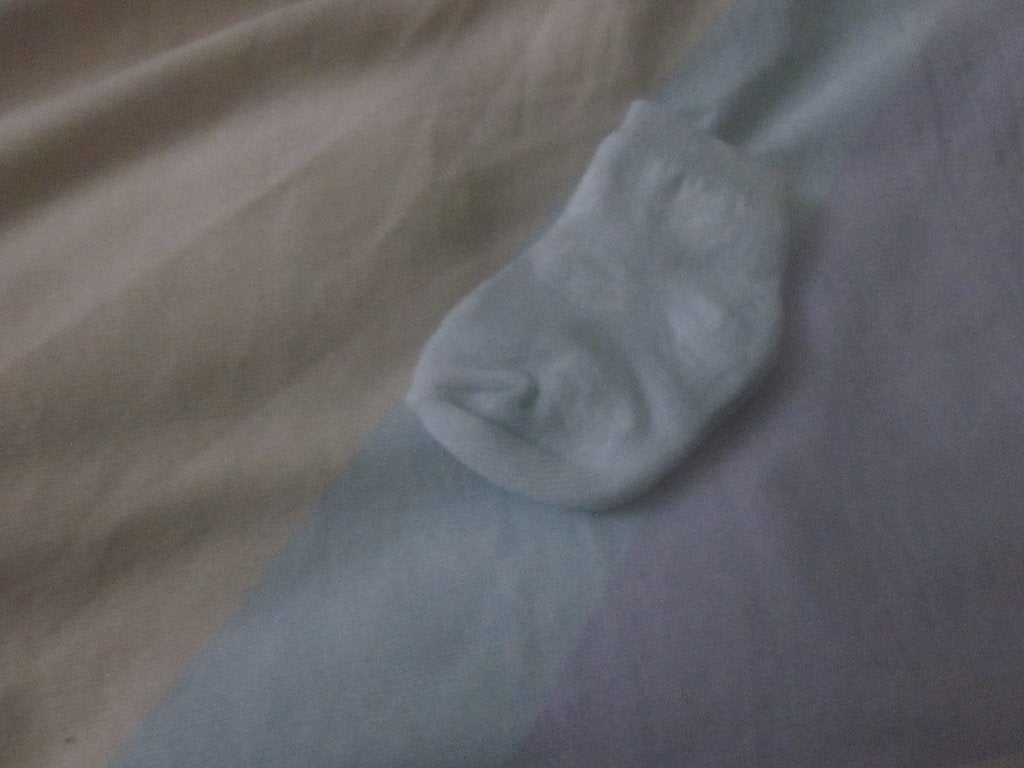 Nw lichtblauw/witte prematuur sokjes kleine berenkopjes 6 cm, Verzenden, Nieuw, Jongetje, Overige typen
