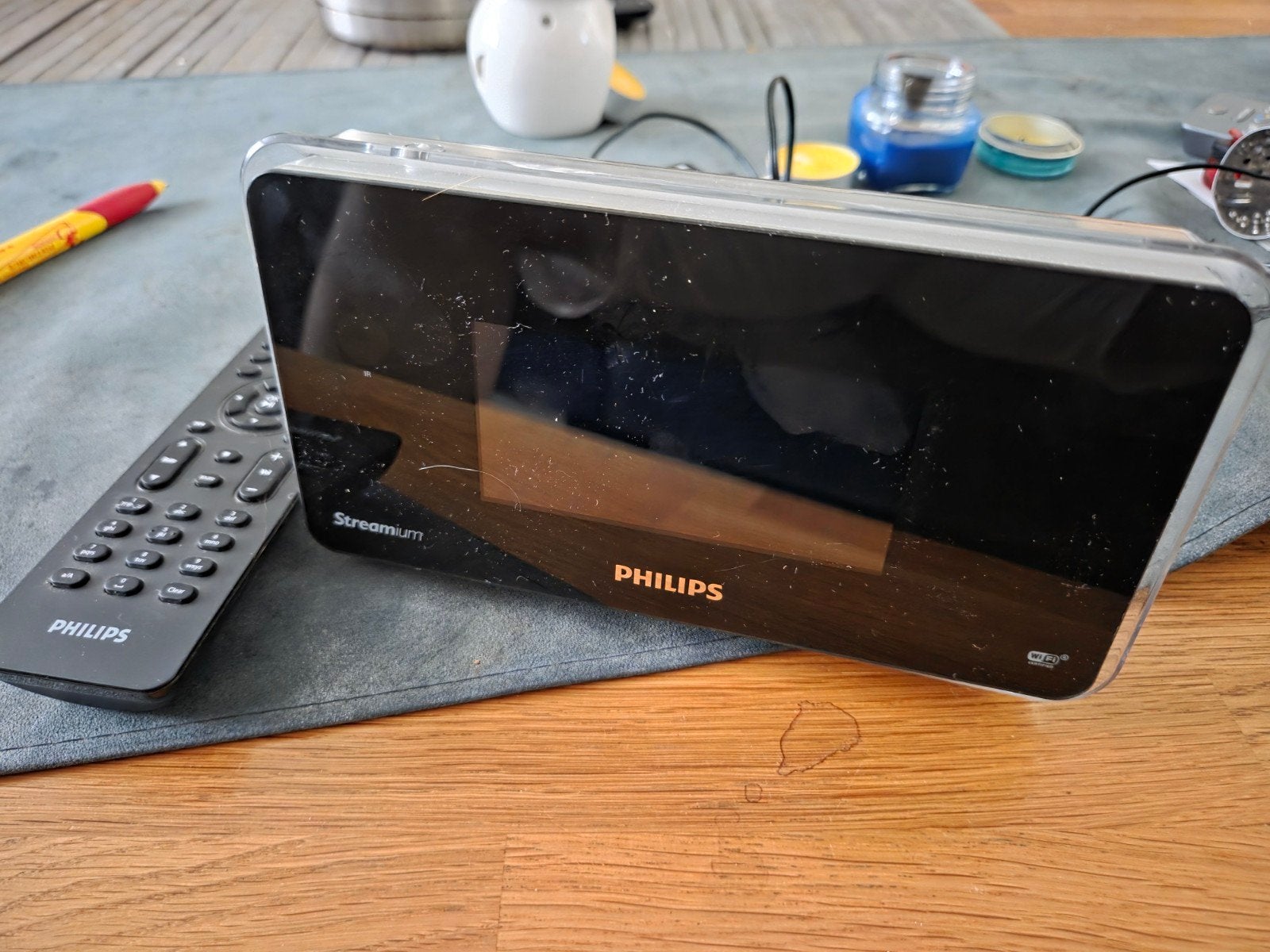 Philips Streamium Radio np1100 met Afstandsbediening, Ophalen of Verzenden, Gebruikt, Radio