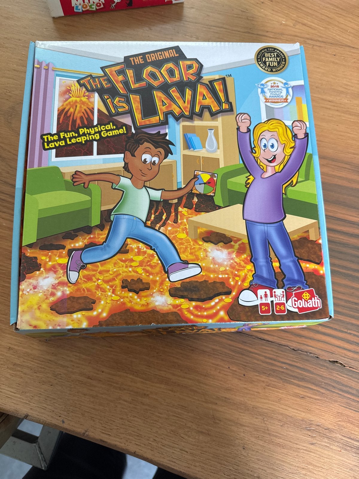 The Floor is Lava! Bordspel - Zo goed als nieuw, Een of twee spelers, Ophalen of Verzenden, Zo goed als nieuw