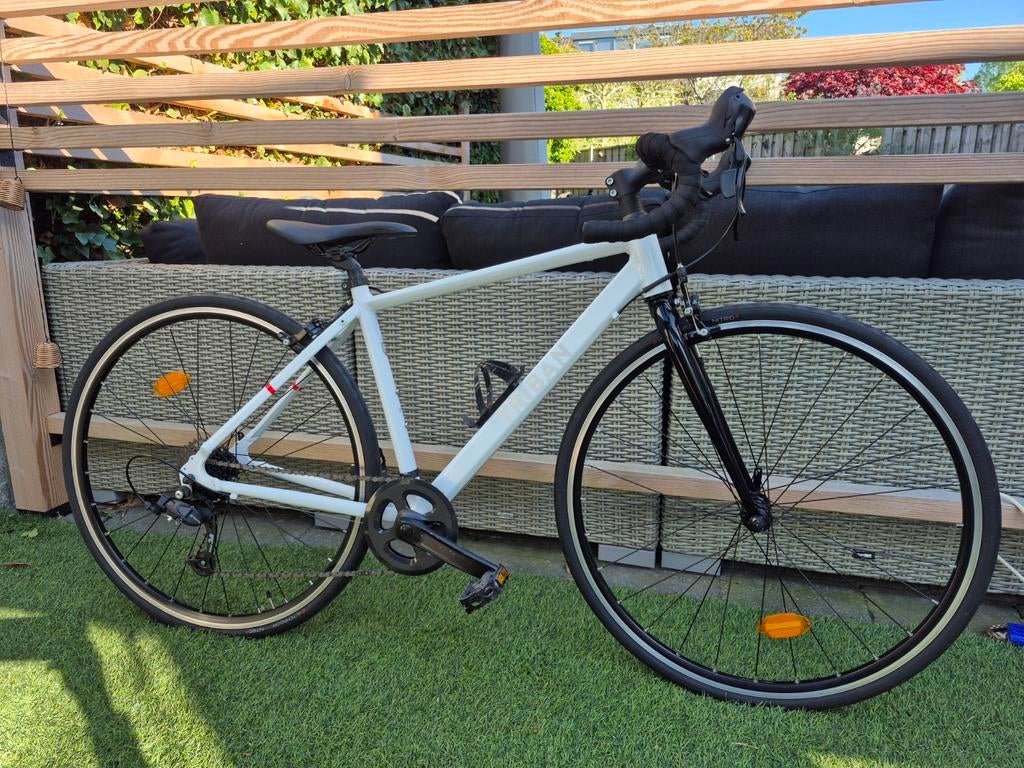 Racefiets Triban 100 Woman XS - GERESERVEERD, Gebruikt, Velgrem, Minder dan 49 cm, Dames