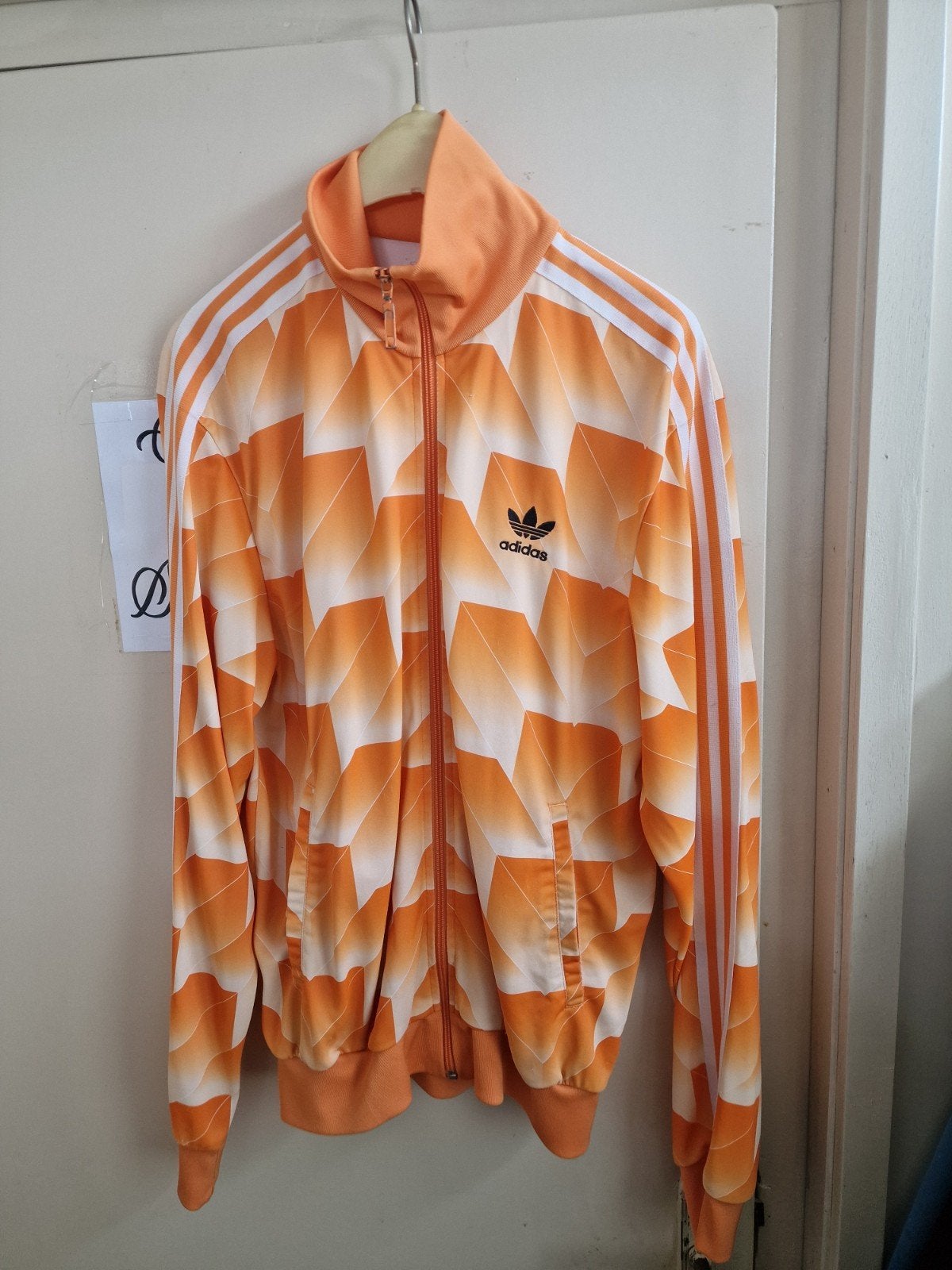 Adidas trainingsjack L large Nederland Nederlands elftal ek, Maat 52/54 (L), Oranje, Ophalen of Verzenden, Adidas