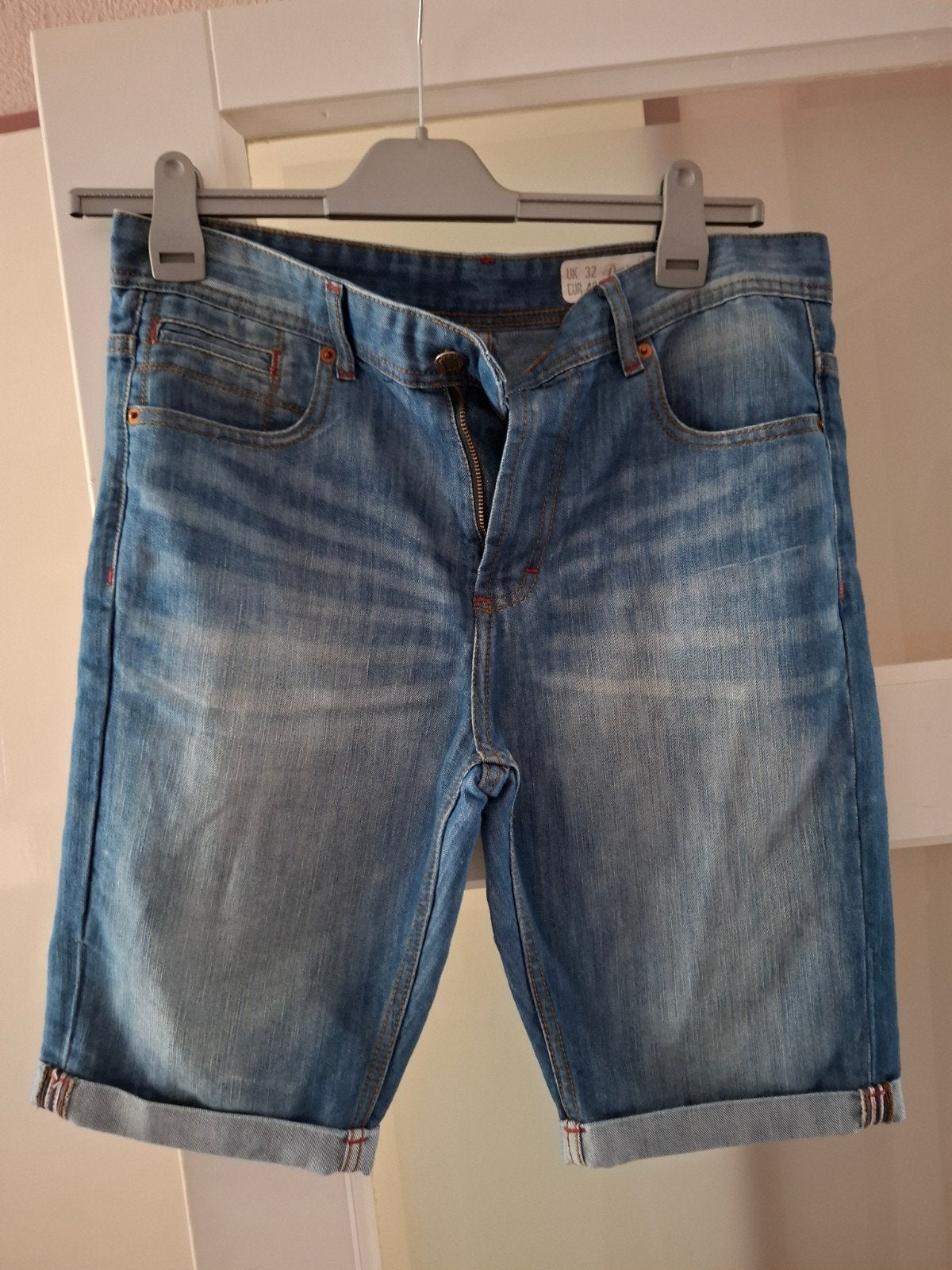 Denim Co. spijkerbroek shorts maat W32/EUR 40, Ophalen, Blauw, W32 (confectie 46) of kleiner, Denim Co.