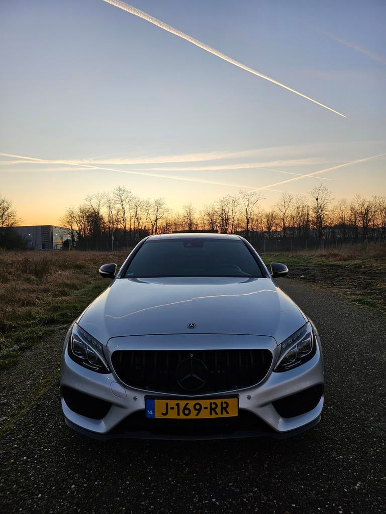 Mercedes-Benz C-Klasse C400 3.0 245KW 4MATIC Aut7 2015 Grijs, 1800 kg, Zwart, Lichtsensor, 2996 cc