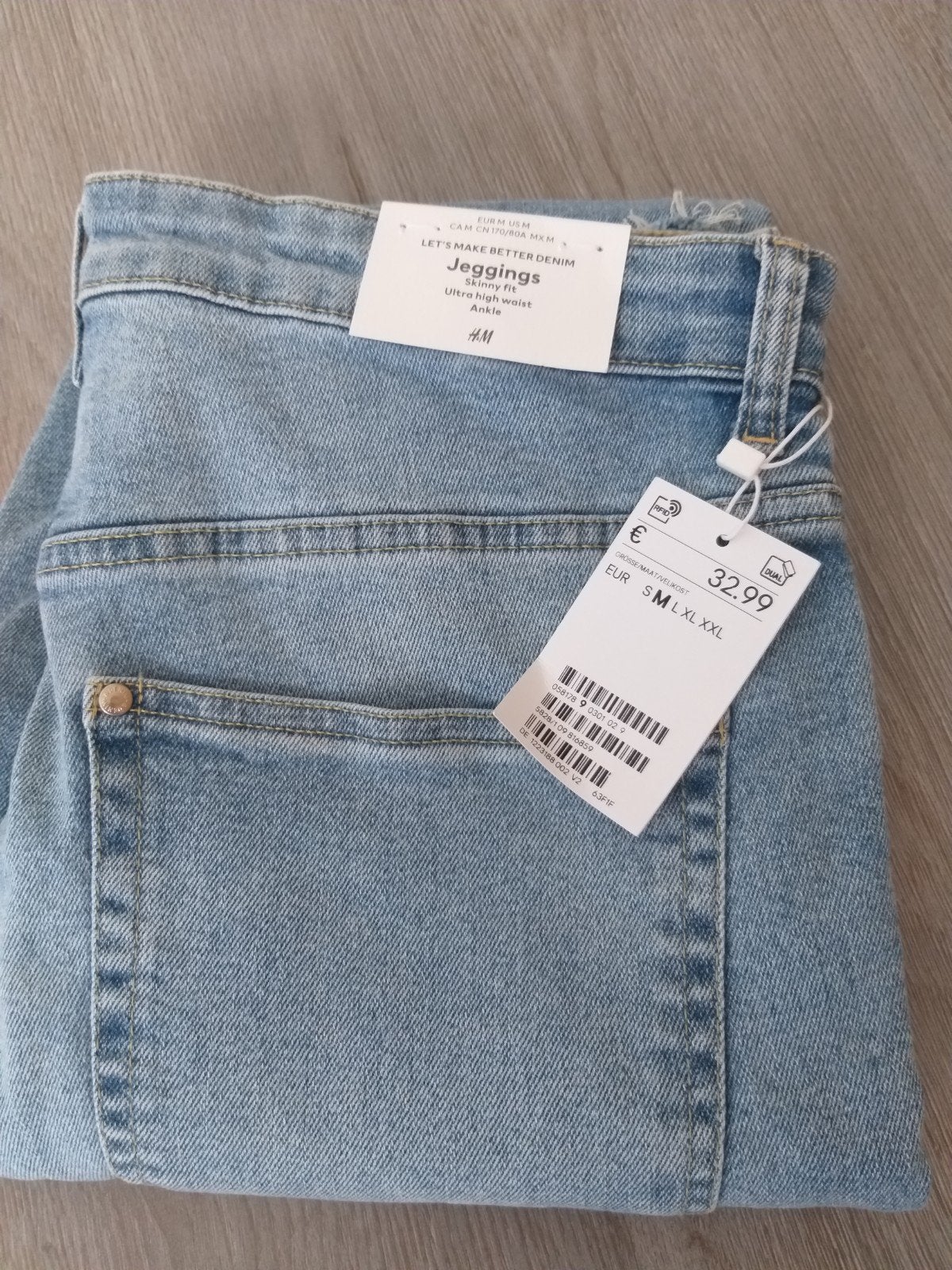 Nieuwe dames Jeggings skinny broek maat M van H&M, Ophalen, Nieuw