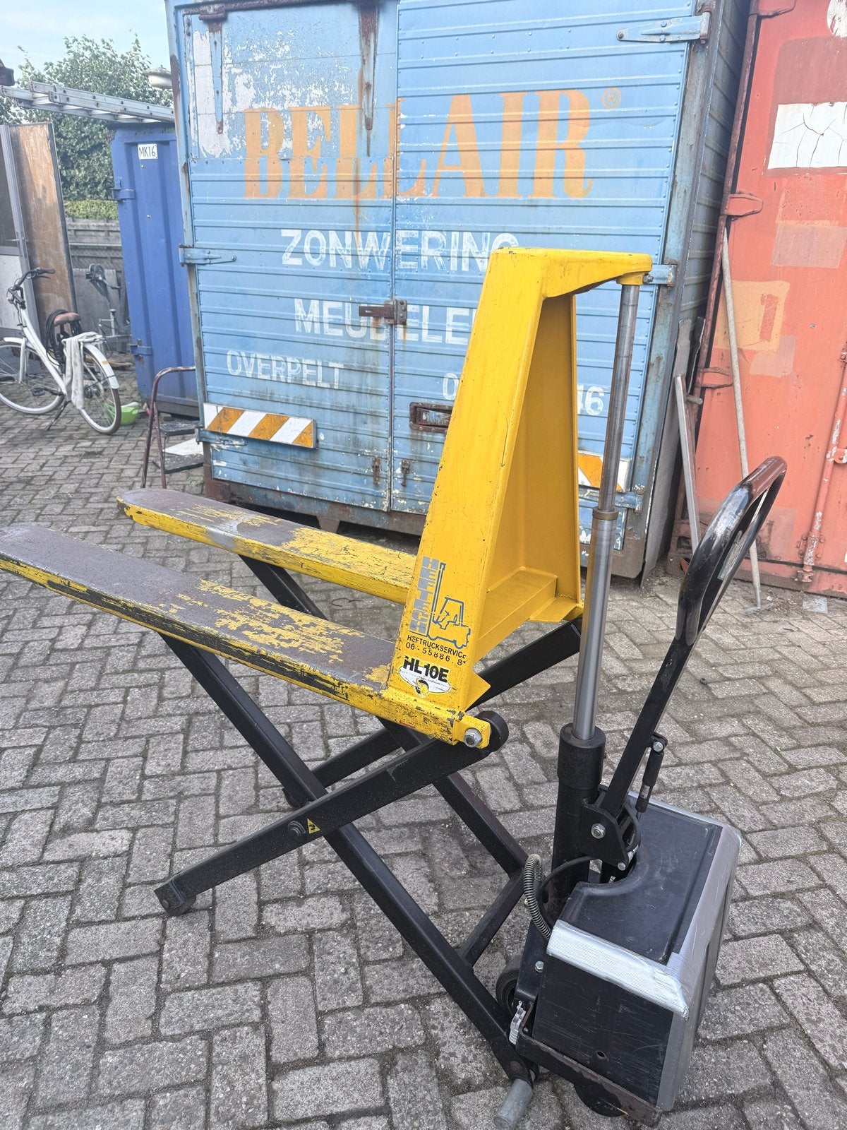 Elektrische Palletheffer / Werktafel met Nieuwe Accu, Ophalen of Verzenden