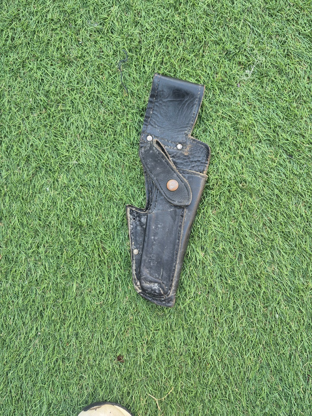 Zwart lederen holster, Ophalen of Verzenden