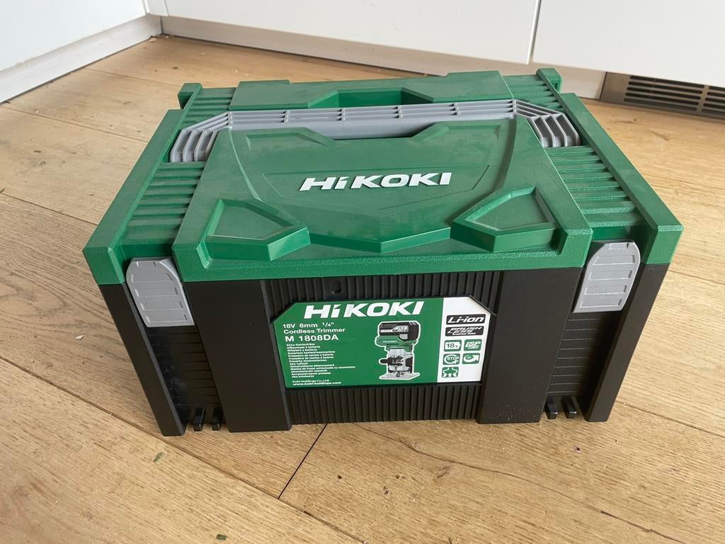 Hikoki koffer / systainer / mox - M1808DA kantenfrees, Ophalen of Verzenden, Zo goed als nieuw