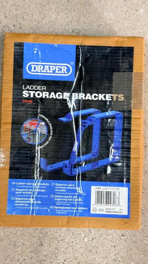 Ladder ophang beugel set anti-diefstal NIEUW!!!, Doe-het-zelf en Verbouw, Ladders en Trappen, Ophalen of Verzenden, Nieuw, Ladder