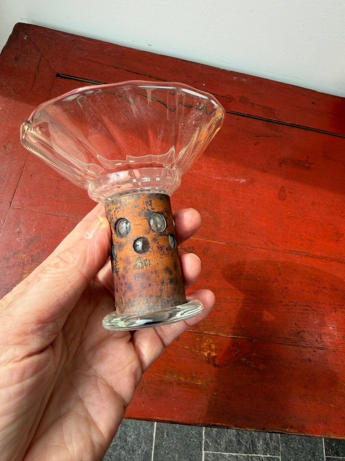Glas / kaarsenhouder ‘Borek Sipek’, Ophalen of Verzenden