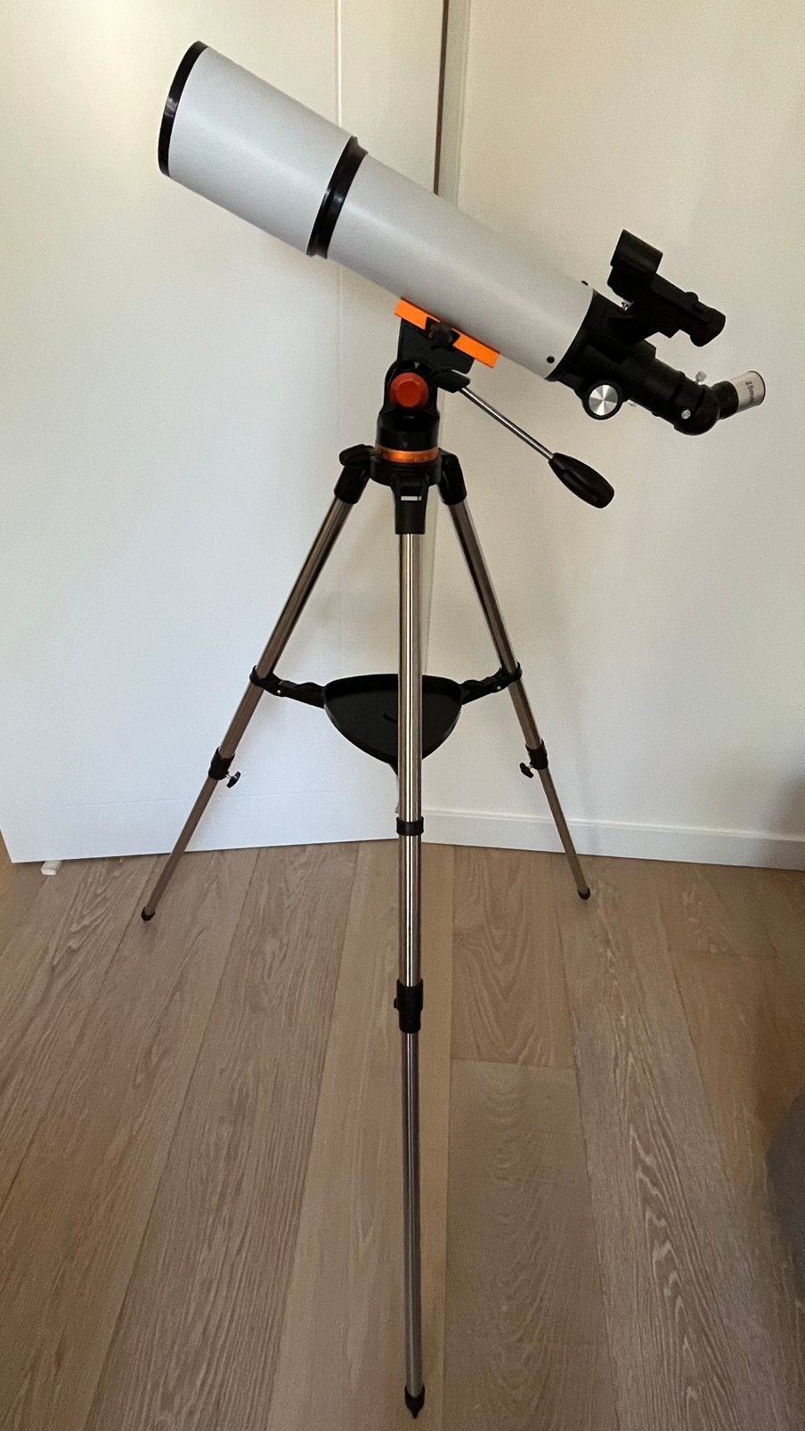 Telescoop tot 625x vergroting - compleet pakket, Ophalen, Lenzentelescoop (refractor), Met statief, Zo goed als nieuw