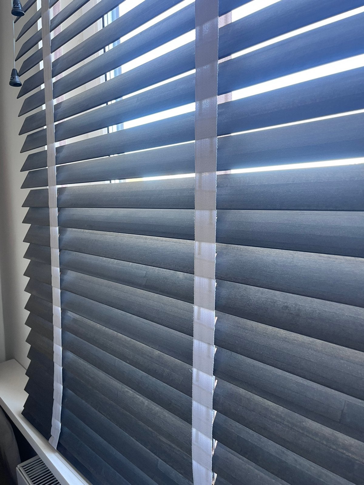 Luxaflex donkerbruin zwart hout, Ophalen, Jaloezie, Zwart, Hout