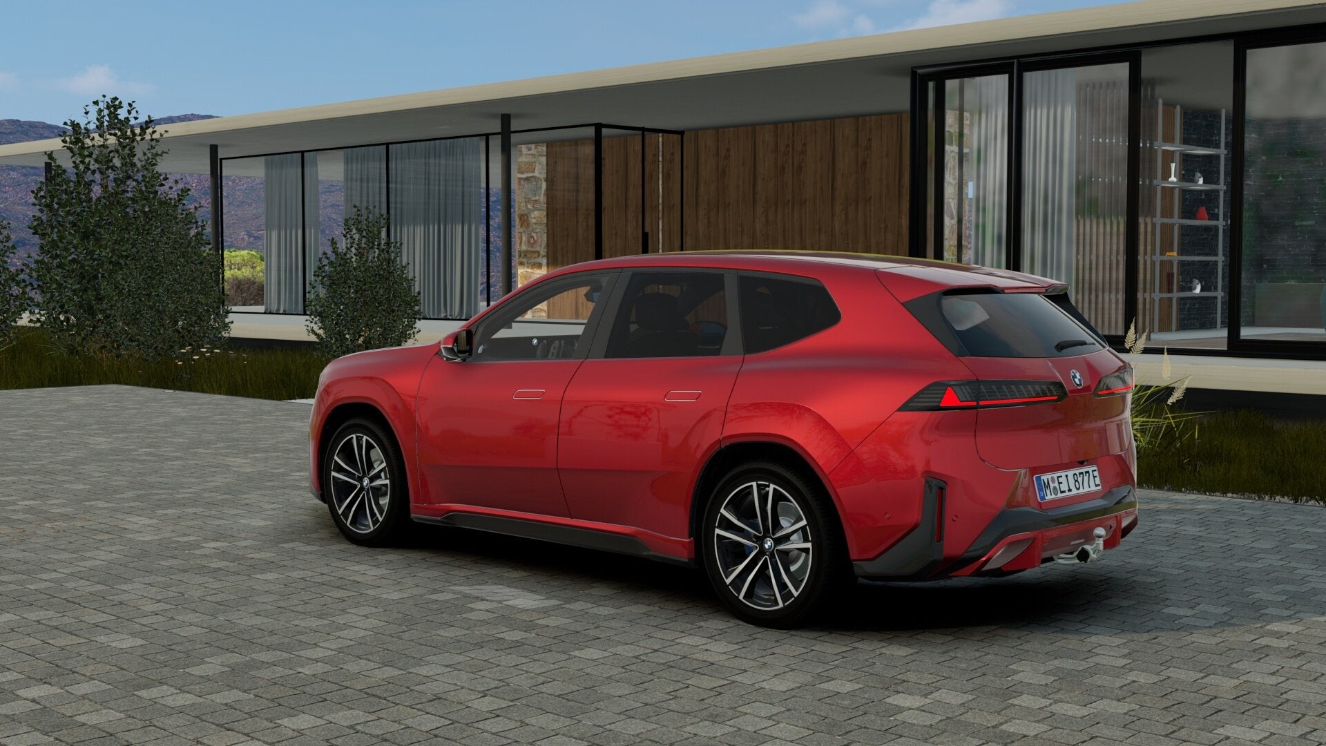 BMW iX3 40 eDrive / Panoramadak / Trekhaak / M Sportstoelen, Automaat, Achterwielaandrijving, Zwart, Leder