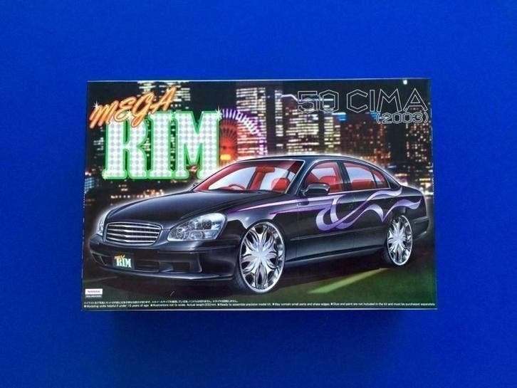 AOSHIMA  Nissan 50 Cima mega RIM 1/24, 1:32 tot 1:50, Nieuw, Ophalen of Verzenden, Italeri