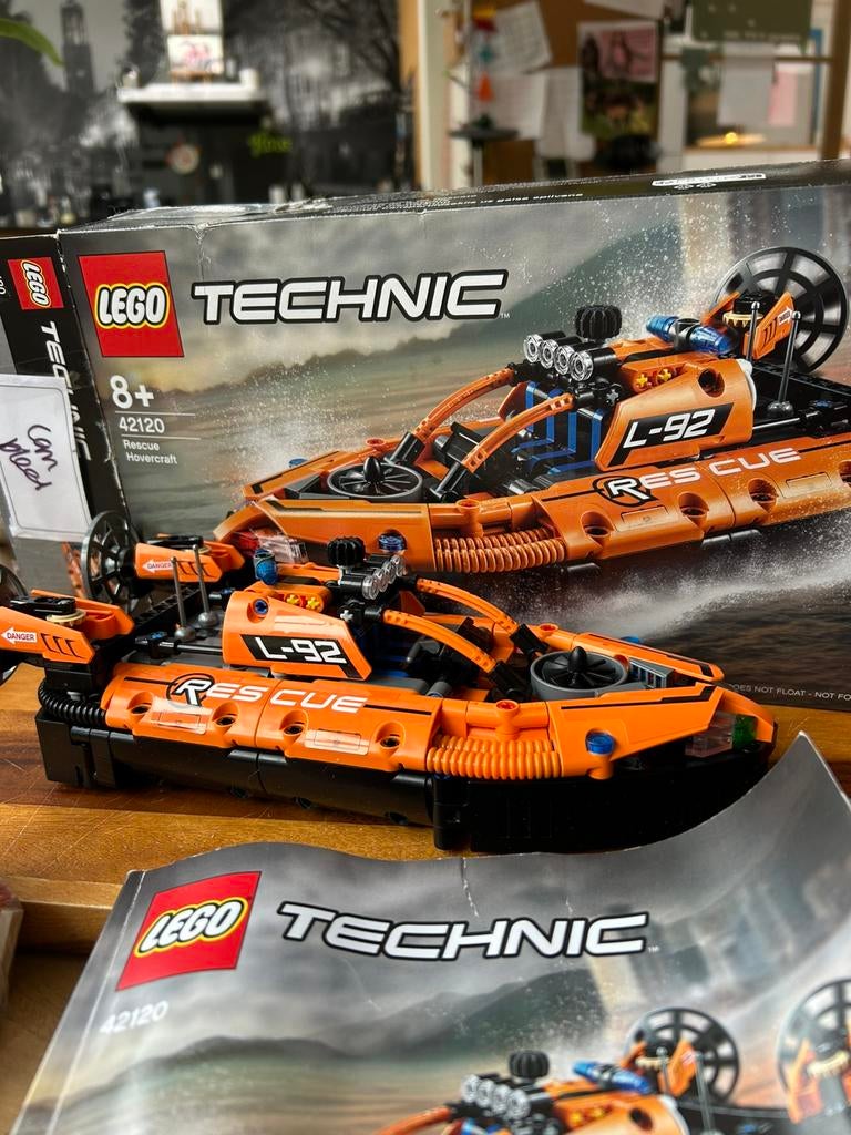 Technisch lego boot, Ophalen, Gebruikt, Complete set, Lego