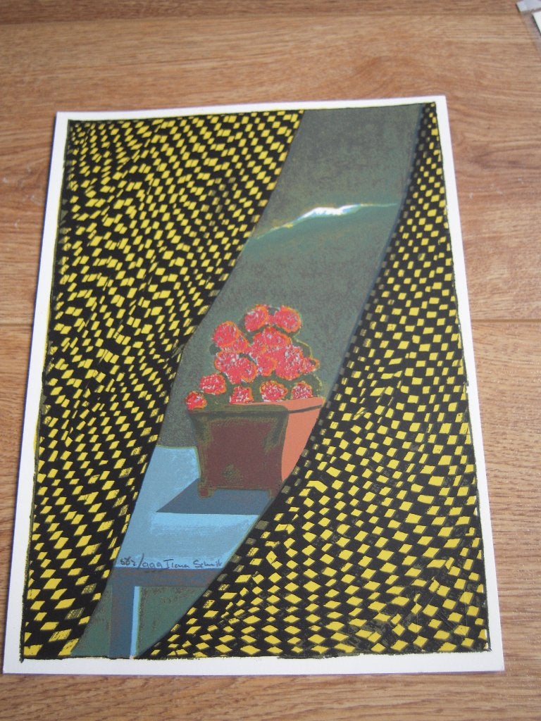 Genummerde en gesigneerde litho/zeefdruk., Antiek en Kunst, Kunst | Litho's en Zeefdrukken, Gesigneerd, Ophalen of Verzenden, Overige onderwerpen