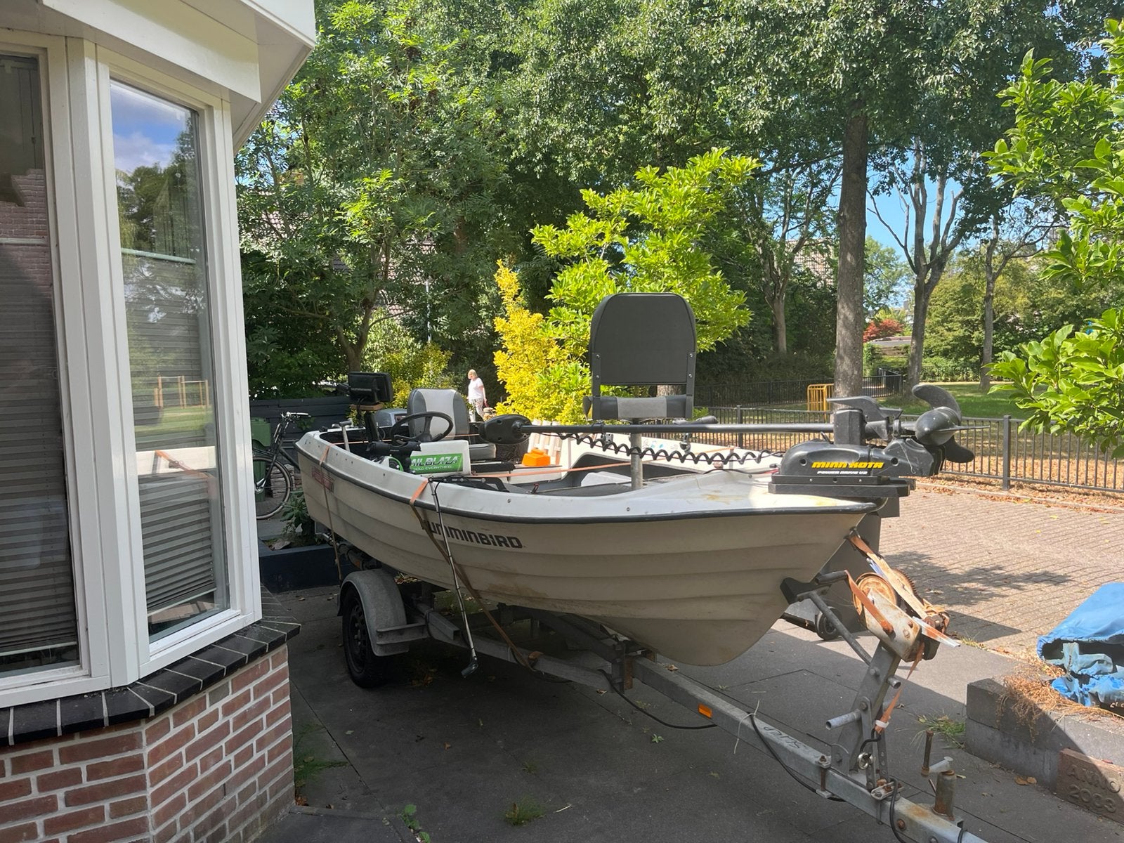 Complete visboot, Ophalen, Gebruikt, 4 m, Tot 10 pk