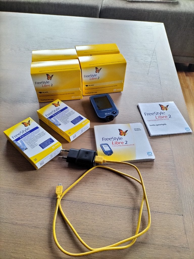 FreeStyle libre set.+reader+teststrips € 130.-, Diversen, Verpleegmiddelen, Nieuw, Ophalen of Verzenden