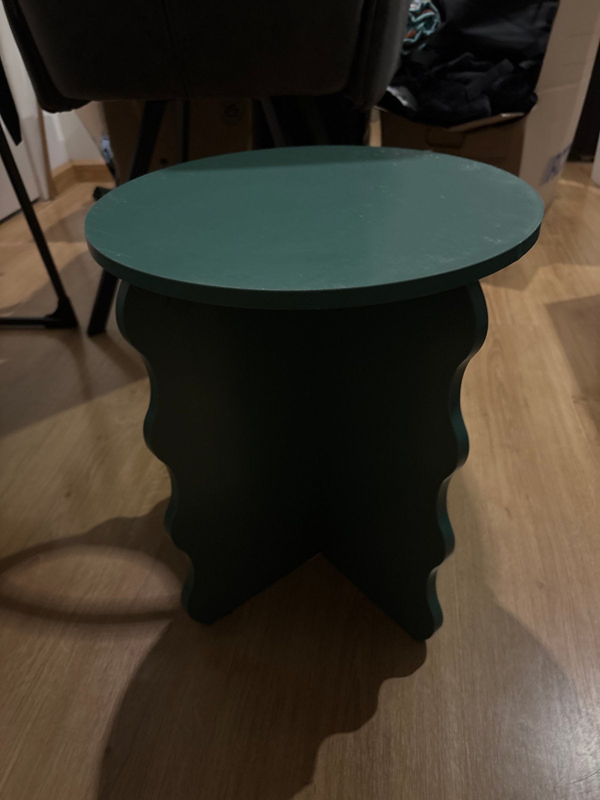 Groen bijzettafeltje van Action, Ophalen, Minder dan 45 cm, Minder dan 55 cm, Rond