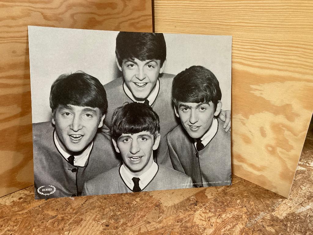 Herdruk persfoto The Beatles, Verzamelen, Ophalen of Verzenden, Zo goed als nieuw, Foto of Kaart
