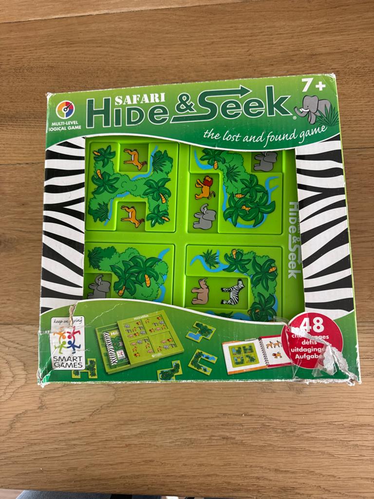SmartGames Safari Hide & Seek - Logisch Denkspel, Hobby en Vrije tijd, Gezelschapsspellen | Bordspellen, Een of twee spelers, Ophalen of Verzenden