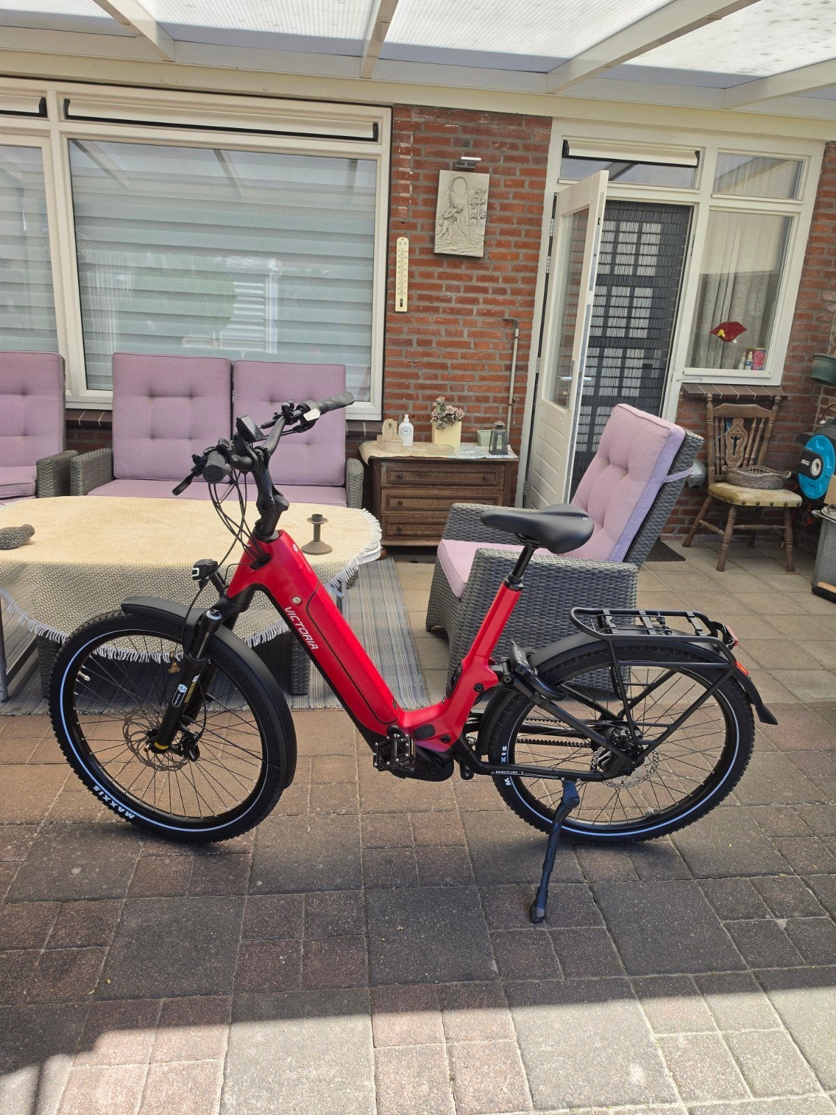 Viktoria full suspension parcours 5 Cx Bosch 85 NM Riem., Zo goed als nieuw, 50 km per accu of meer, 55 tot 59 cm, Ophalen