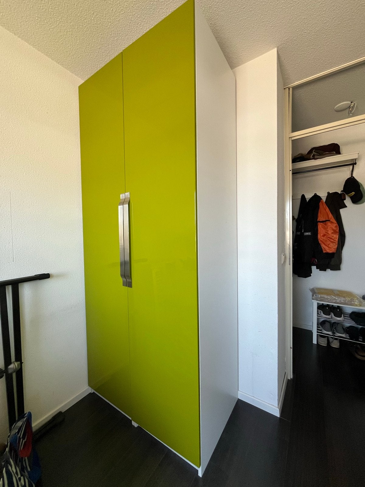 2x IKEA PAX Kledingkast 50x58x236cm - Groen/Wit, Huis en Inrichting, Kasten | Kledingkasten, Ophalen, Overige materialen, Gebruikt