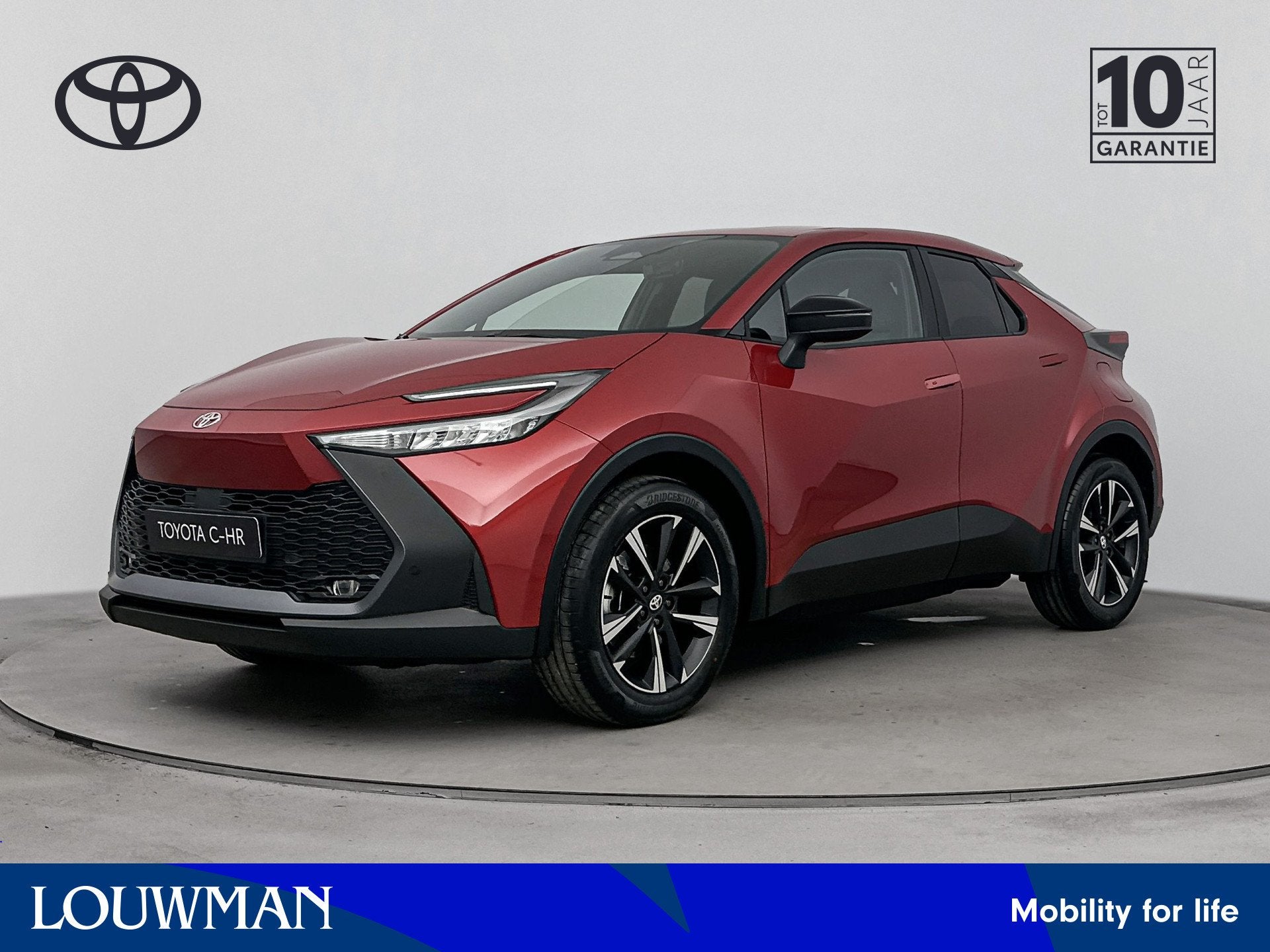 Toyota C-HR 2.0 Plug-in Hybrid 220 Dynamic | Apple Carplay &, Auto's, 12 maanden, Stof, 725 kg, Zwart