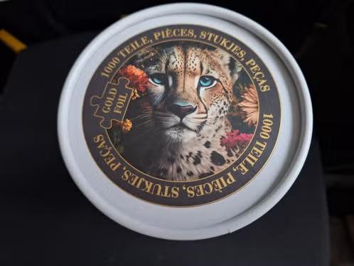 Puzzel panter 1000 stukjes h, Hobby en Vrije tijd, Denksport en Puzzels, Ophalen of Verzenden, 500 t/m 1500 stukjes, Nieuw, Legpuzzel