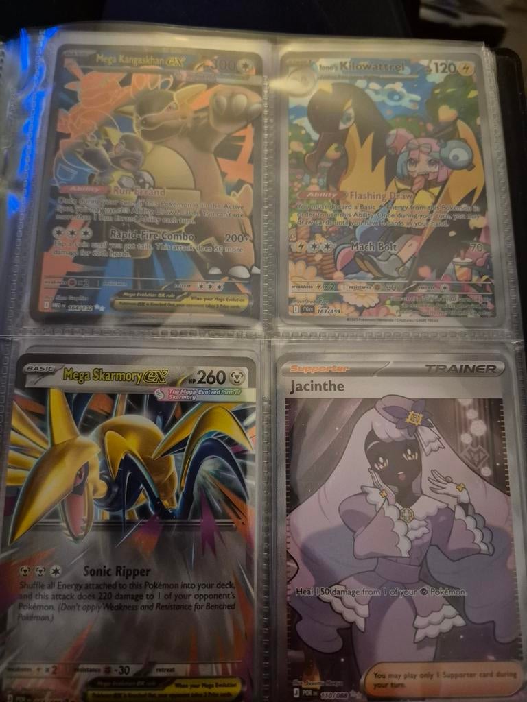 Mega Kangaskhan, Skarmory, Jacint, Ophalen of Verzenden, Gebruikt, Meerdere kaarten